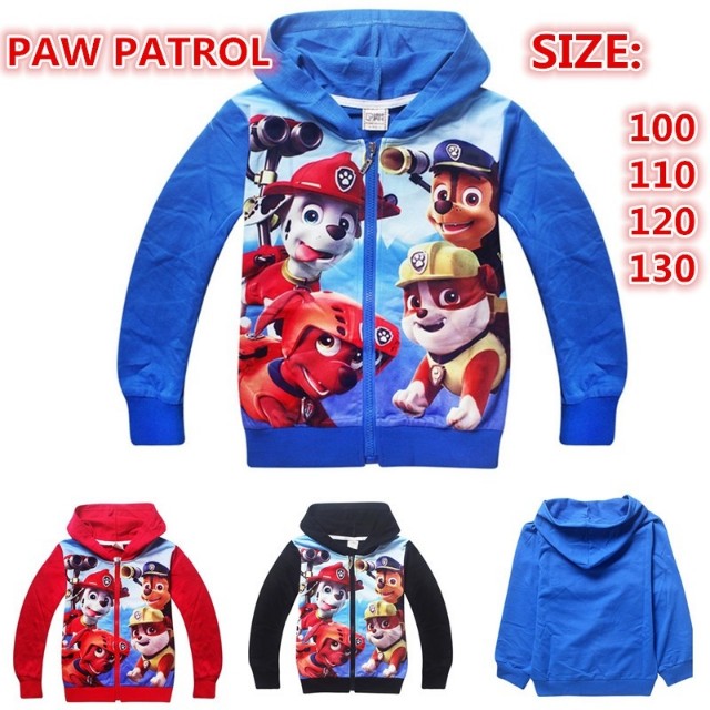 paw patrol jacket boy