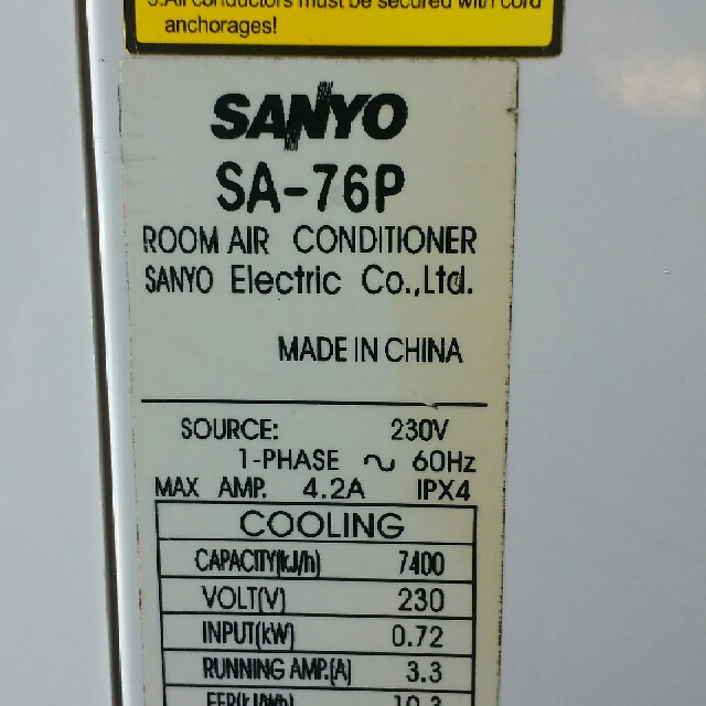 sanyo aircon, Babies & Kids, Baby Nursery & Kids Furniture, Changing ...