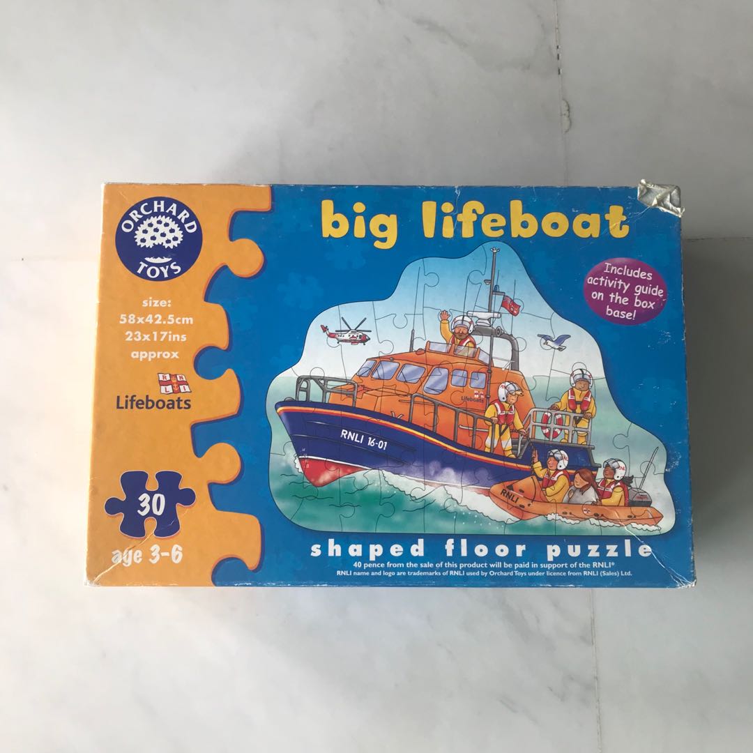Shaped Floor Big Lifeboat Puzzle, educational toy, pre schooler ...