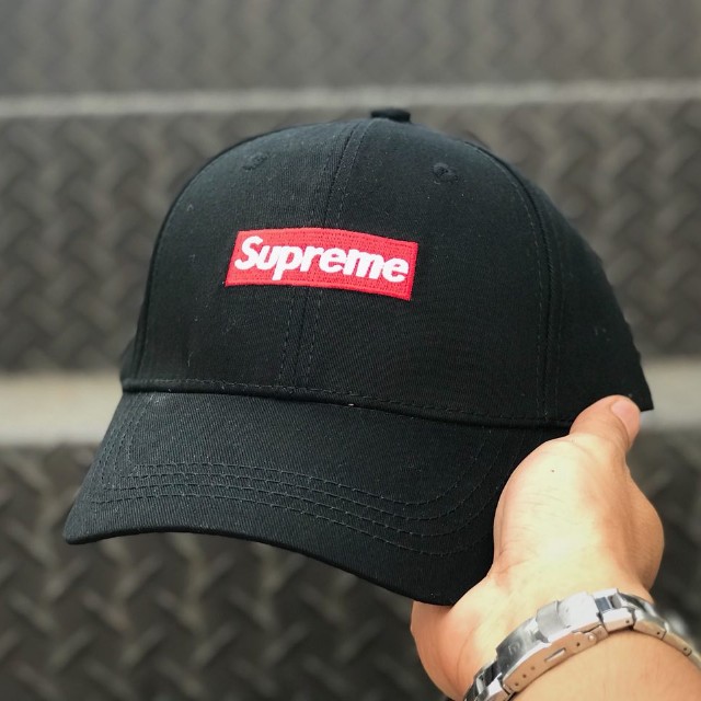 SUPREME BLACK COPY ORI Men s Fashion Watches Accessories Cap