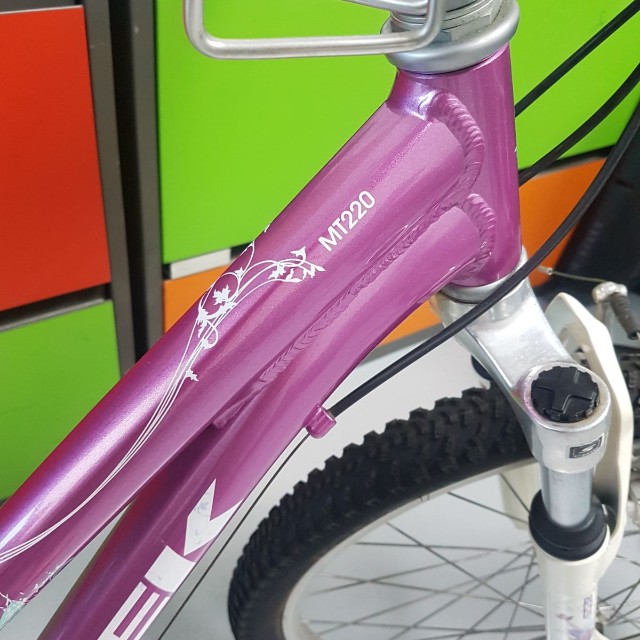 trek mt 220 girl pink