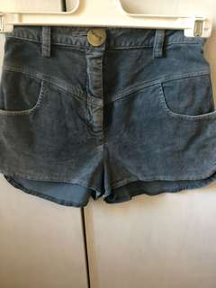 LOVER high-waisted corduroy shorts in sz 8!