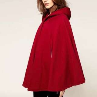 AMERICAN APPAREL Red cape one size