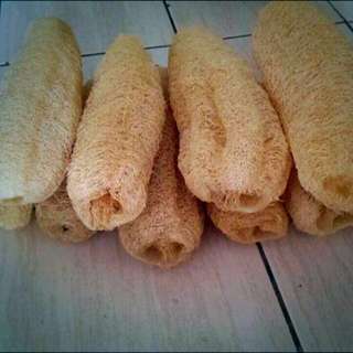 纯天然无漂白 丝瓜布 丝瓜络 (超细致_洗澡用6入)