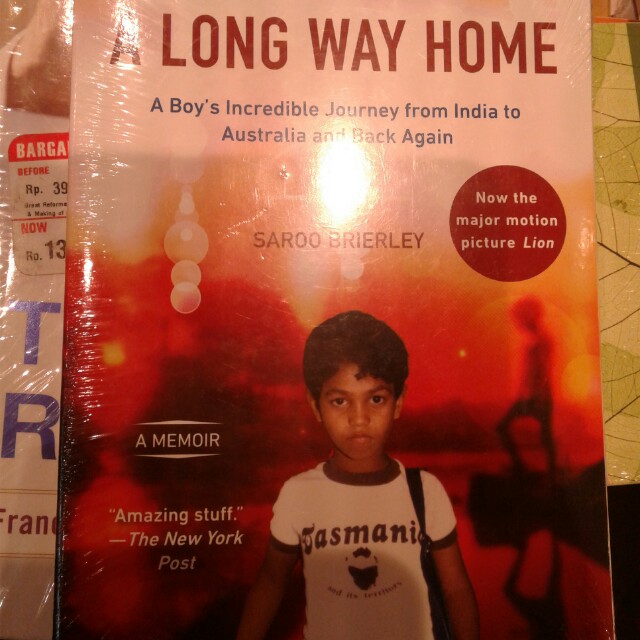 A Long Way Home Saroo Brierley Books Stationery Books On