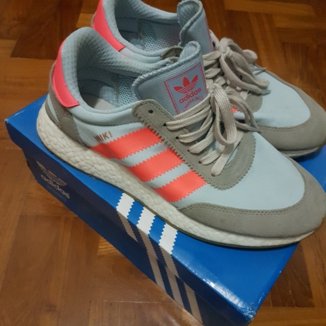 adidas iniki pink and blue