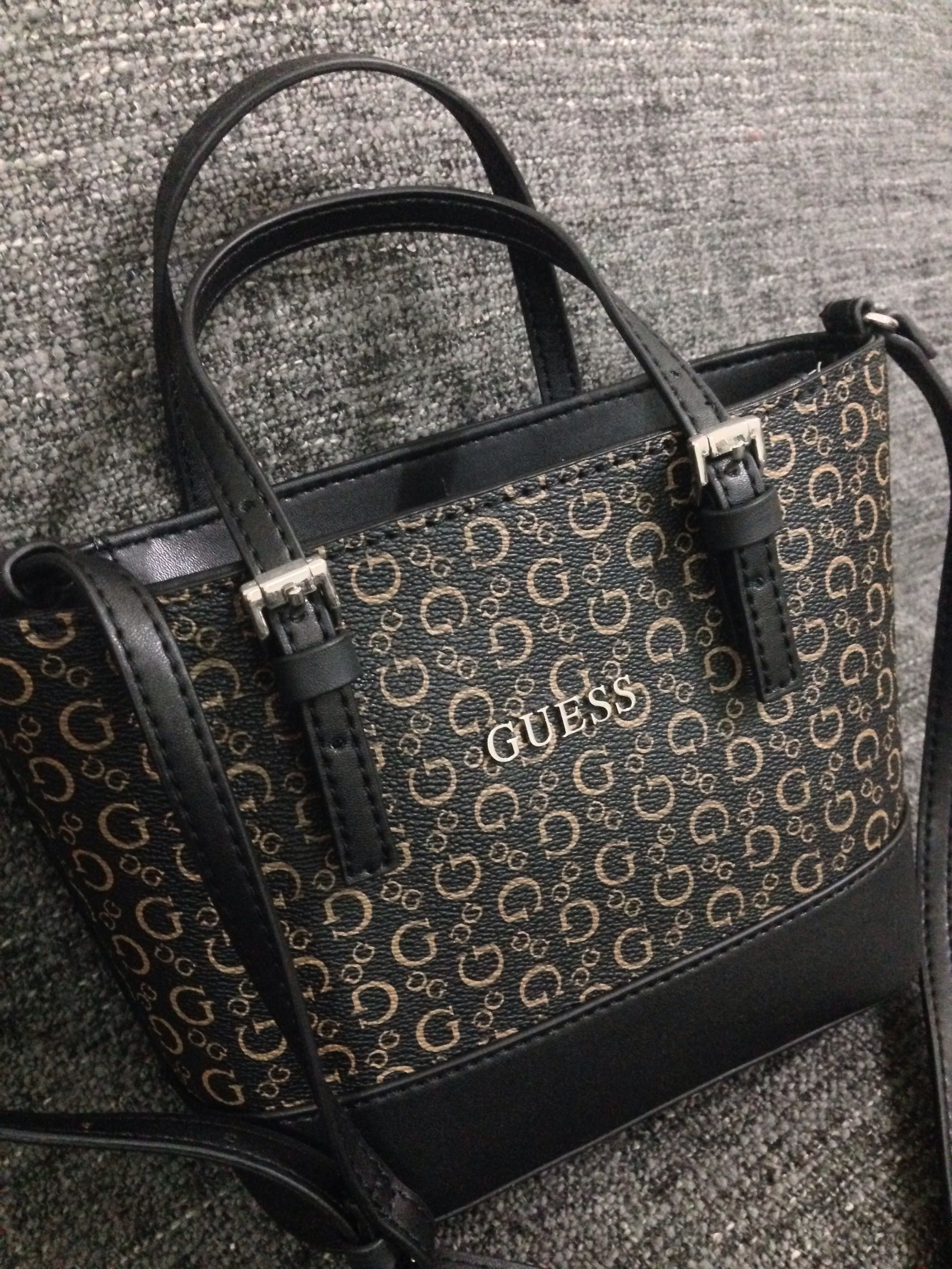 AUTHENTIC GUESS Baldwinpark Mini Tote Crossbody Bag