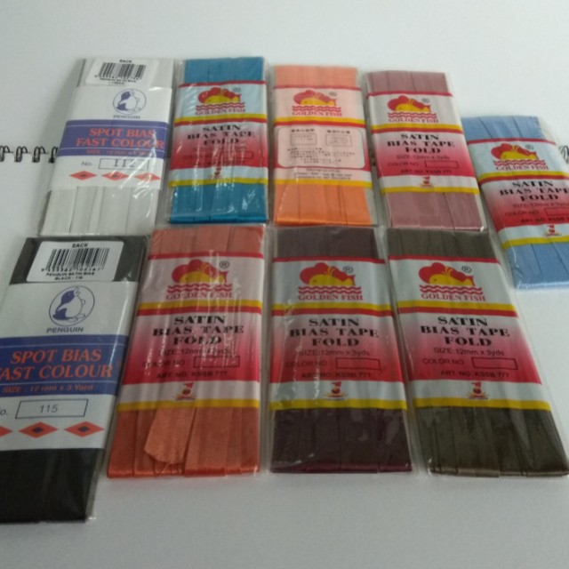 Bias tape, Hobbies & Toys, Stationery & Craft, Craft Supplies & Tools