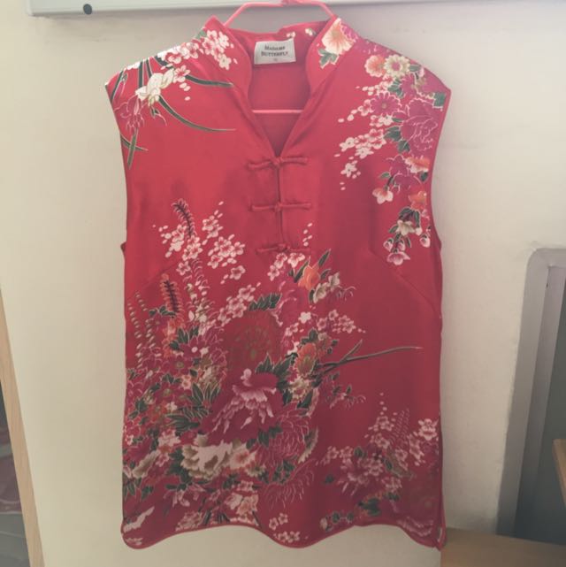 Bn Madame Butterfly Oriental Cheongsam Top Women S Fashion On Carousell