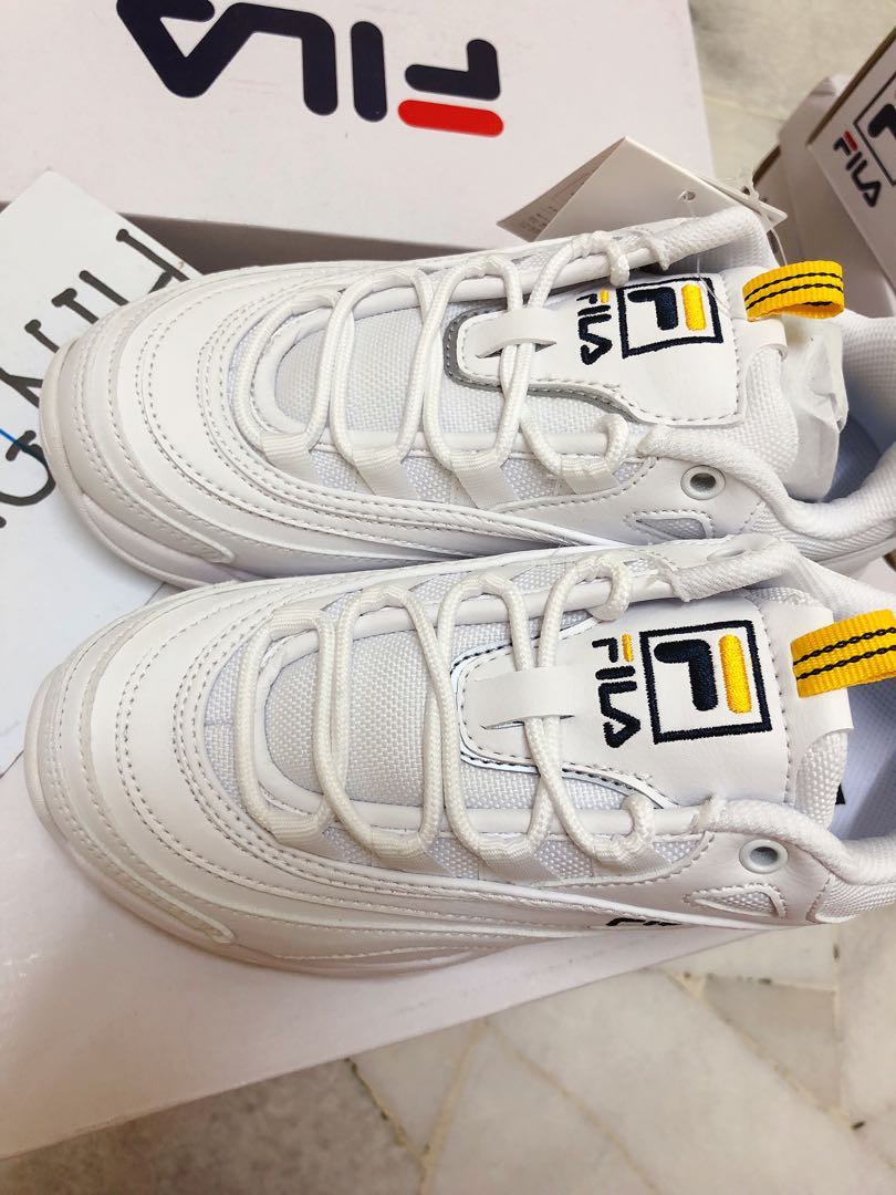 Fila ray new arrivals white yellow