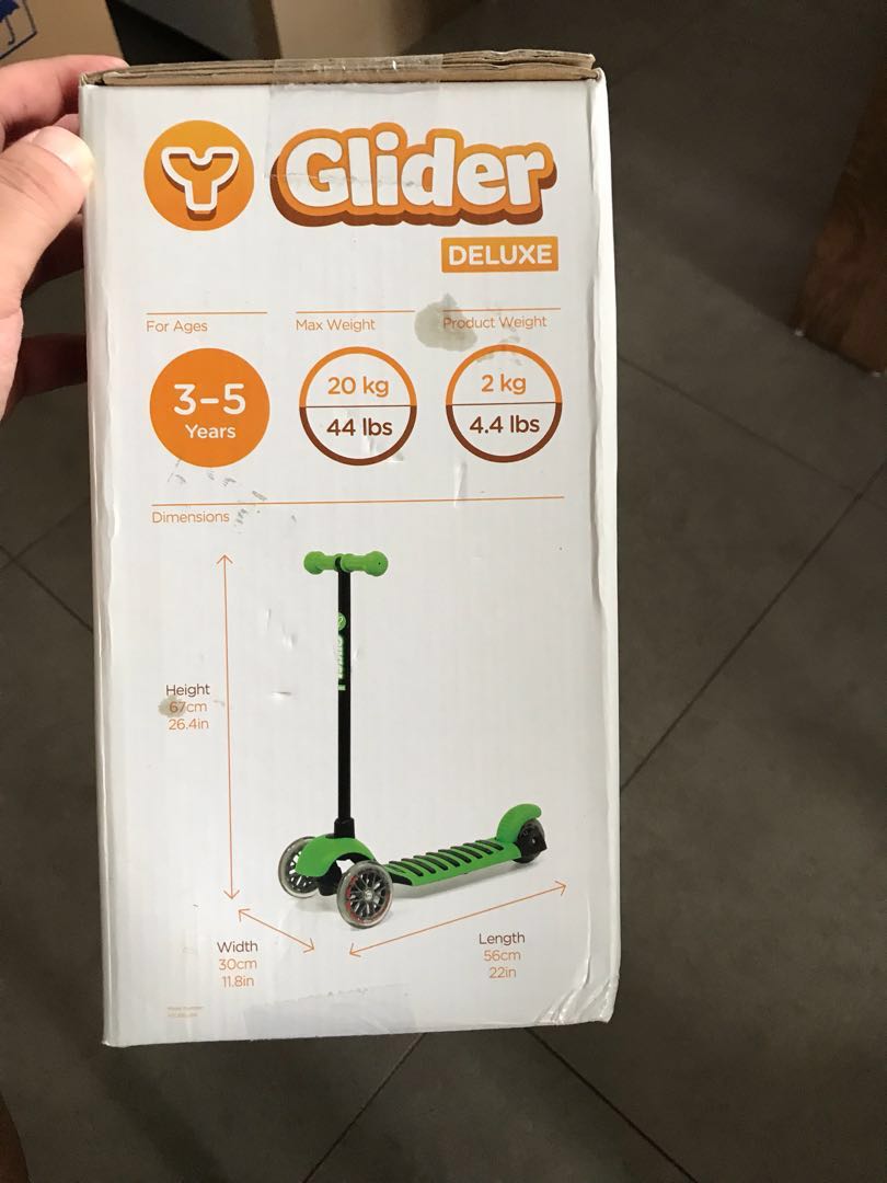Glider Deluxe Scooter, Babies & Kids, Infant Playtime on Carousell