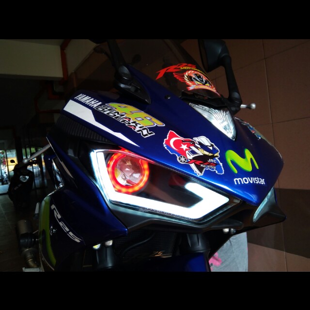 headlamp r25 built in eagle eyes and eyelips Auto Accessories on