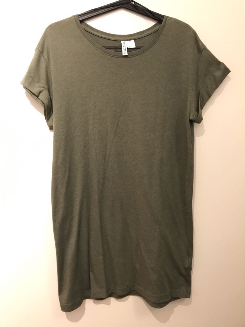 h&m army shirt