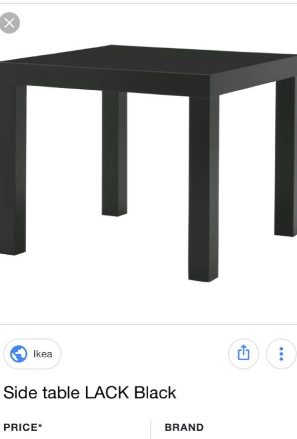 IKEA bedside table, Furniture & Home Living, Furniture, Tables & Sets