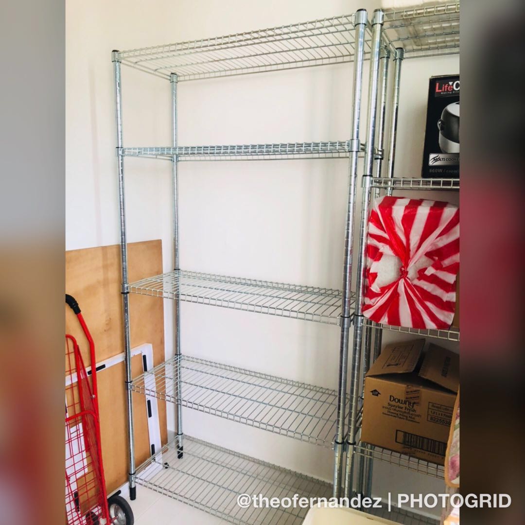 Ikea Omar Shelving Unit (2 units are available, stackable), Furniture