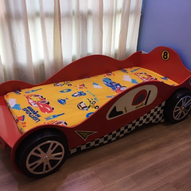 Kids Racing Car Bed Frame Babies, Race Car Toddler Bed Frame