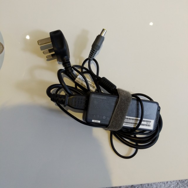 Original Lenovo 65W AC Adapter - 20V 3.25A, Model ADLX65NCC3A, For IdeaPad 1/3/Slim & V-Series Laptops - Used But Fully Working