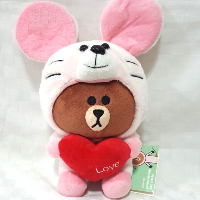 line bear plush