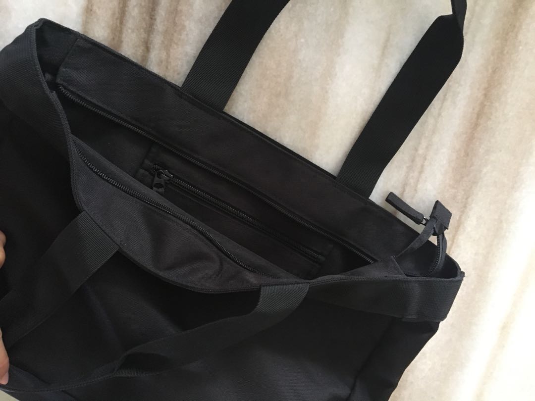 Muji expandable tote bag with reinforced handles, Women's Fashion, Bags