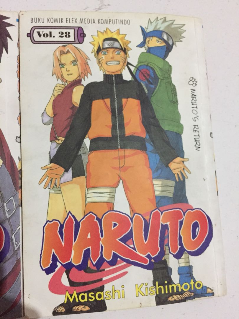 Naruto 28 29 30 Buku Alat Tulis Komik Dan Manga Di Carousell