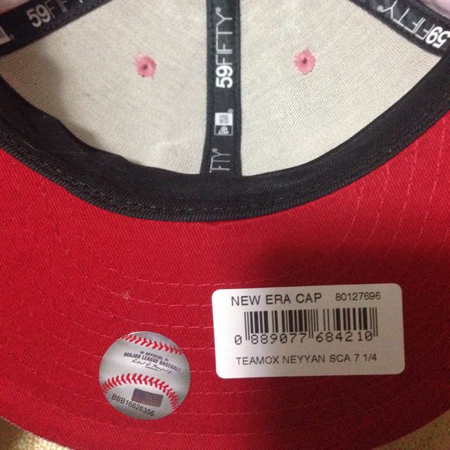 new era red cap