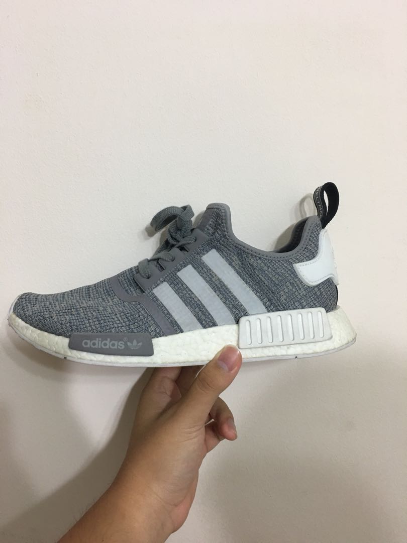 nmd r1 solid grey