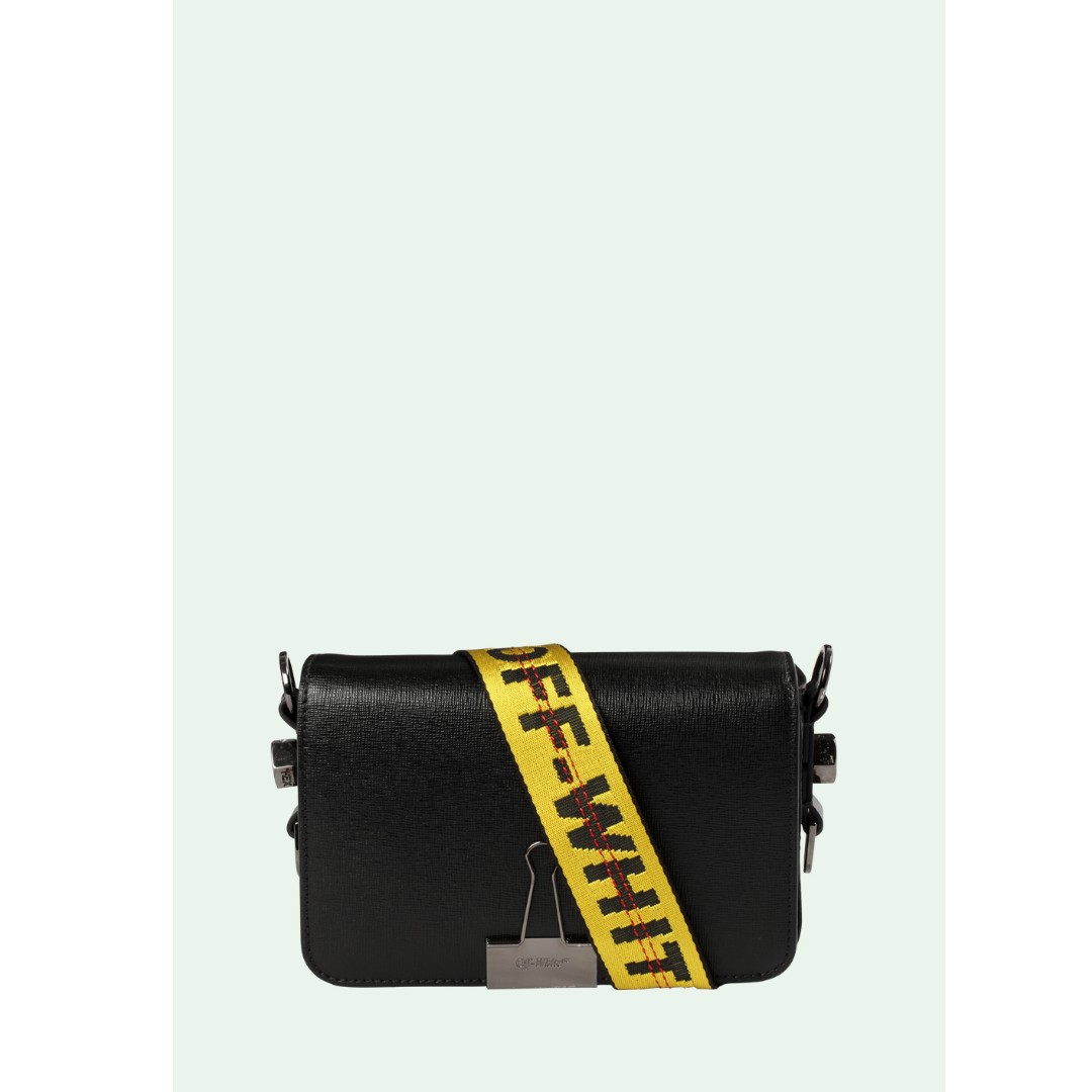 off white mini binder clip bag