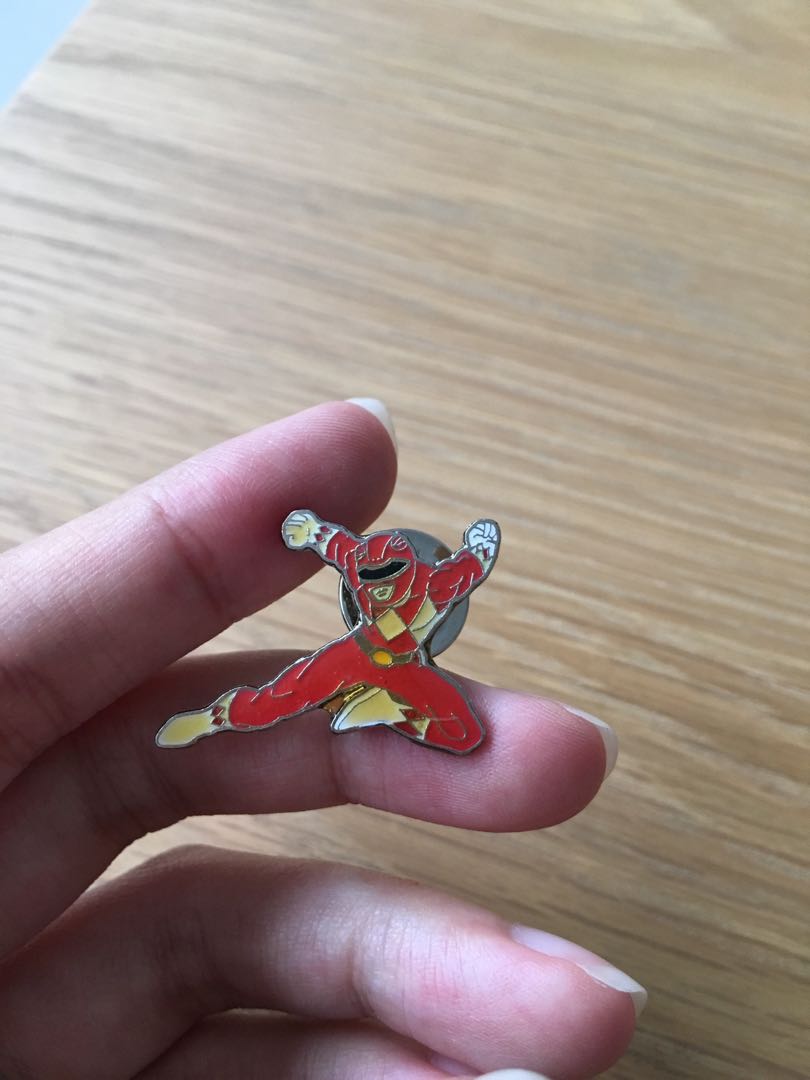 Power ranger pin, Design & Craft, Others on Carousell