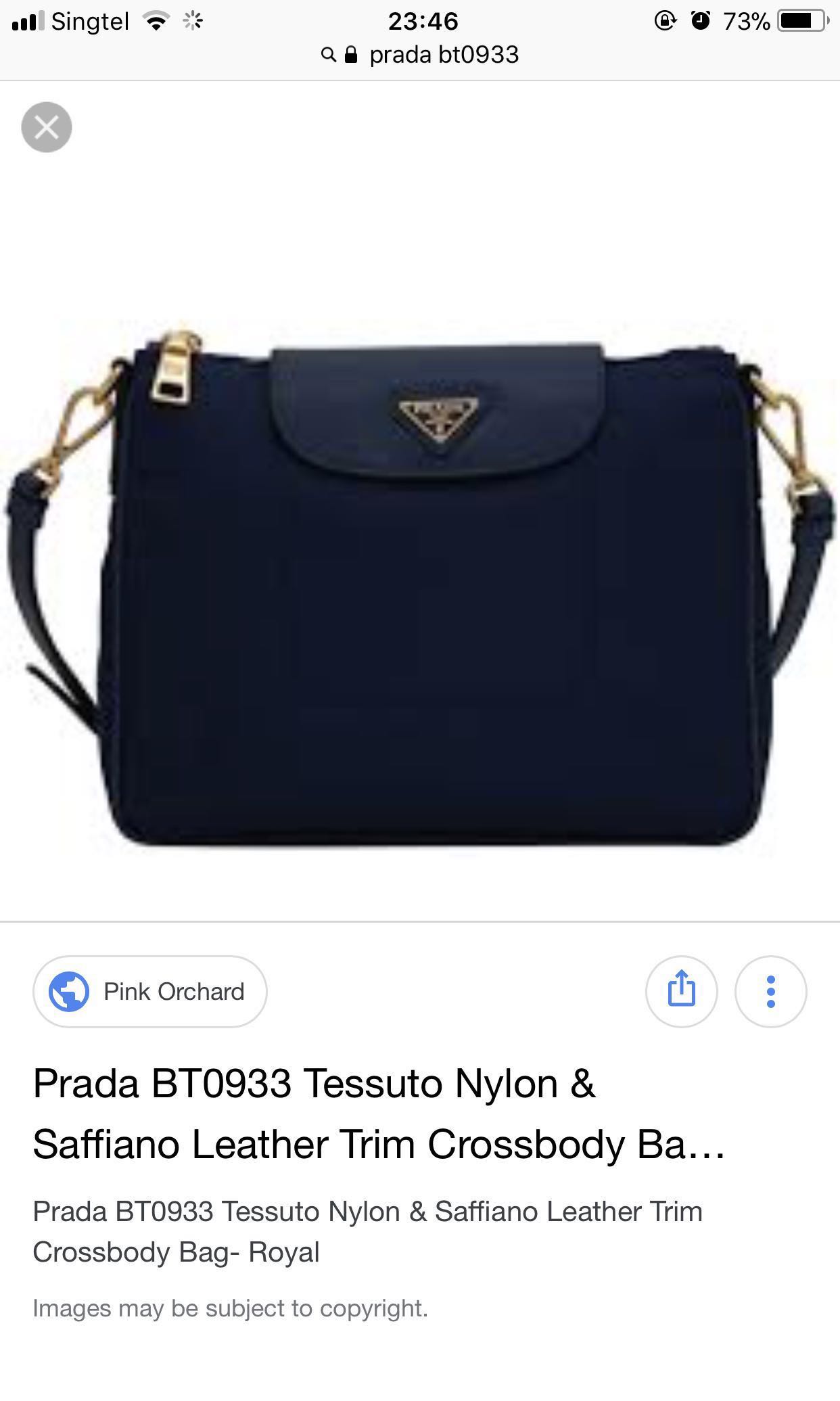 Prada Saffiano Sling Bag BT0933 Luxury Bags Wallets on Carousell