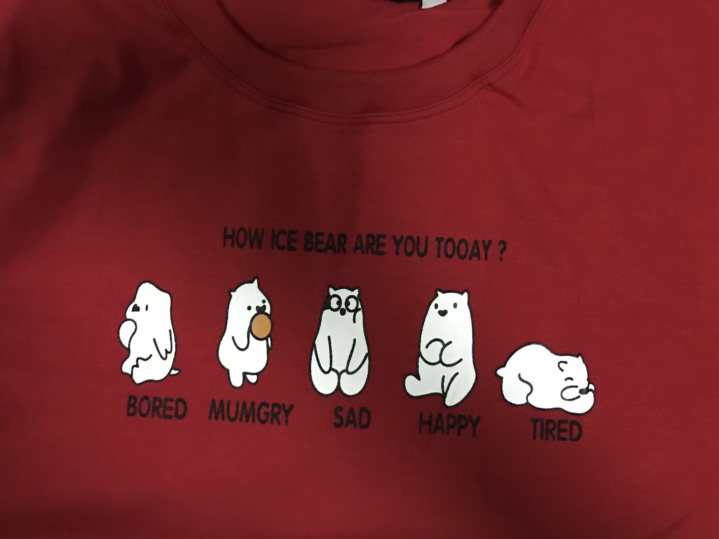 Premium Quality T Shirts Polar Bear Women S Fashion Clothes Tops On Carousell