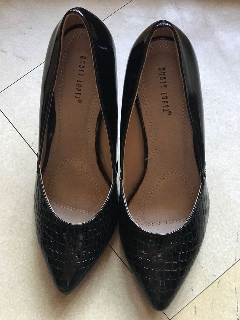 Rusty lopez black heels, Women's 