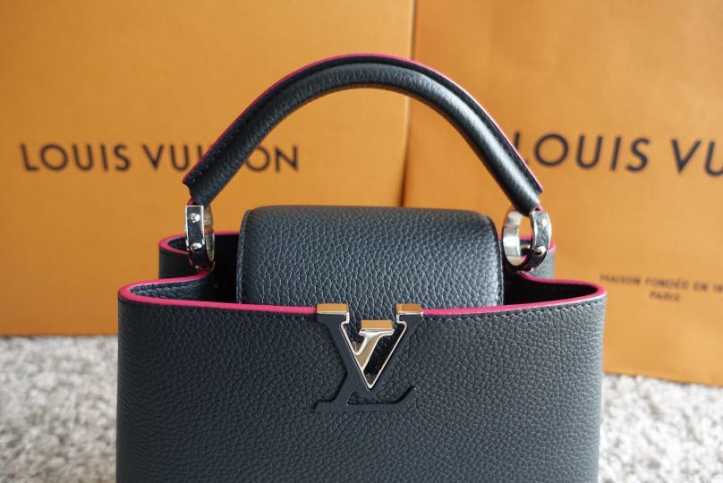 Louis Vuitton Capucines Handbag Sequins BB Pink 3531901