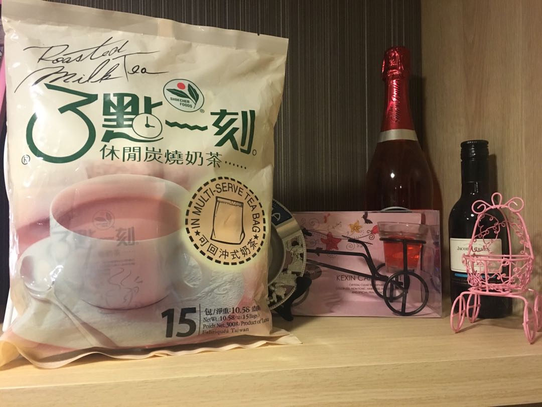 shih(现货优惠)三点一刻 休闲炭烧奶茶15包入
