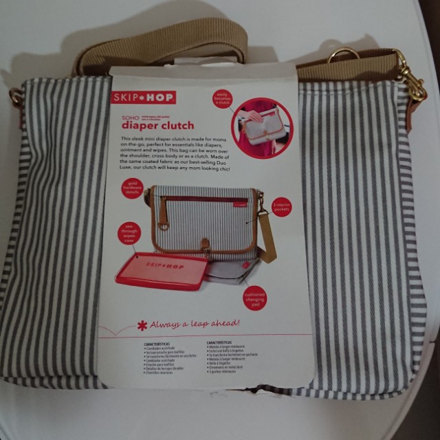 Skip Hop SOHO Crossbody Diaper Clutch comes with wipes case Babies Kids Babies Kids Fashion on Carousell