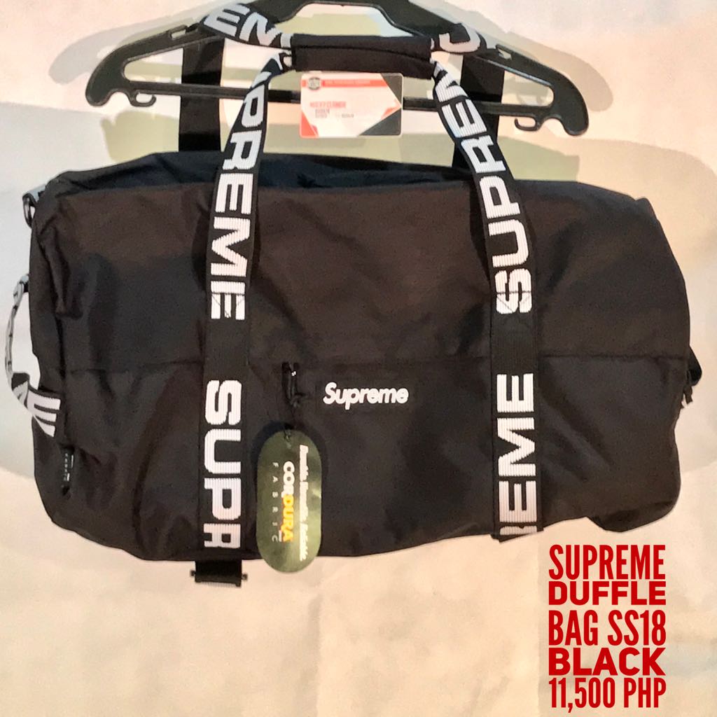 Supreme Duffle Bag (SS18) Black