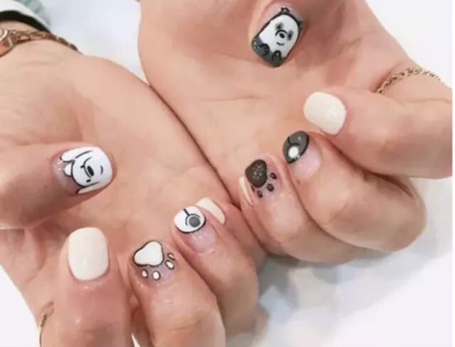 We Bare Bears Nail Wrap Health Beauty Hand Foot Care On Carousell