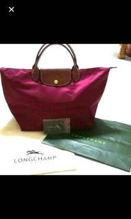 NEW Longchamp Le Pliage Medium Short Handle Type M Tote 1623089 Multi Color