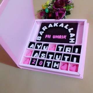 coklat ucapan