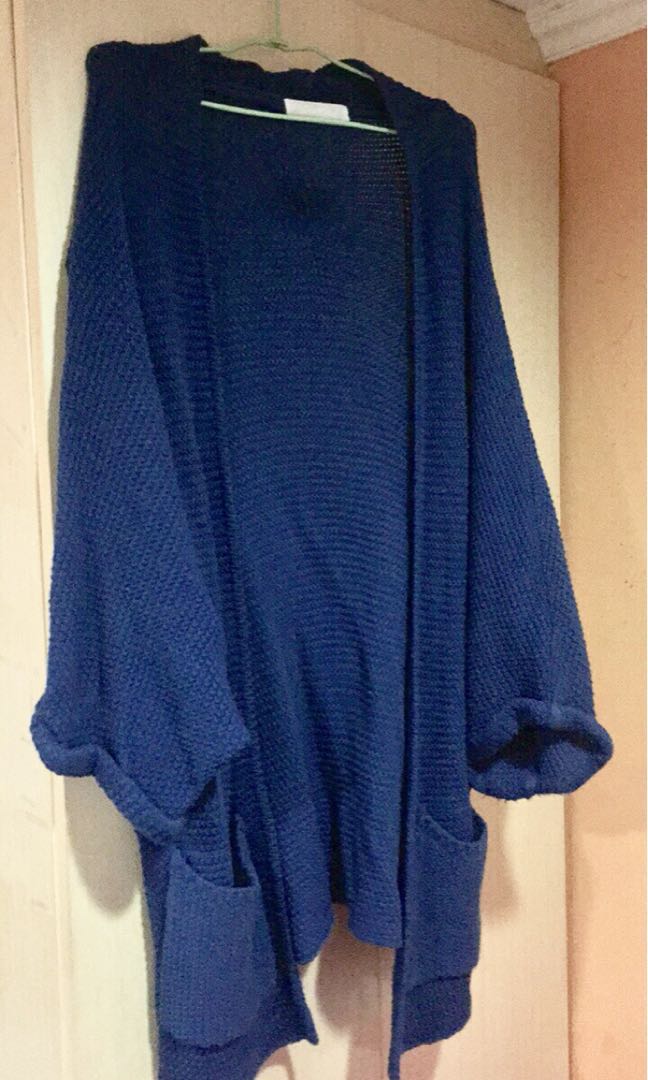 日韩风针织外罩衫