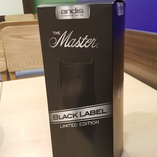 andis master black label limited edition