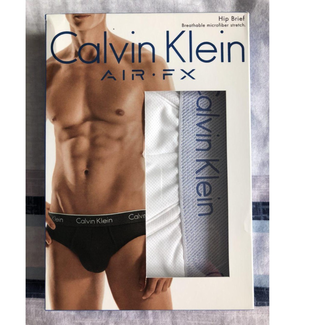 Calvin Klein Men's Underwear Air Fx Micro Hip Brief White/ S, Men's  Fashion, Bottoms, New Underwear on Carousell