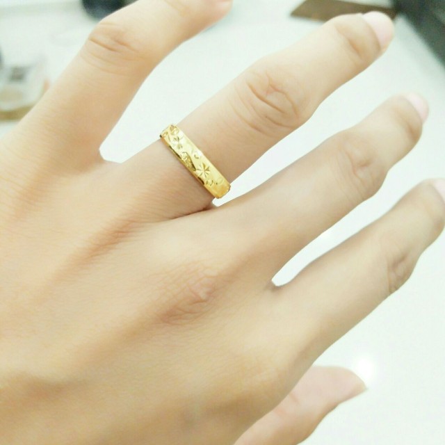  Cincin Belah Rotan  Size 15 Fesyen Wanita Perhiasan 