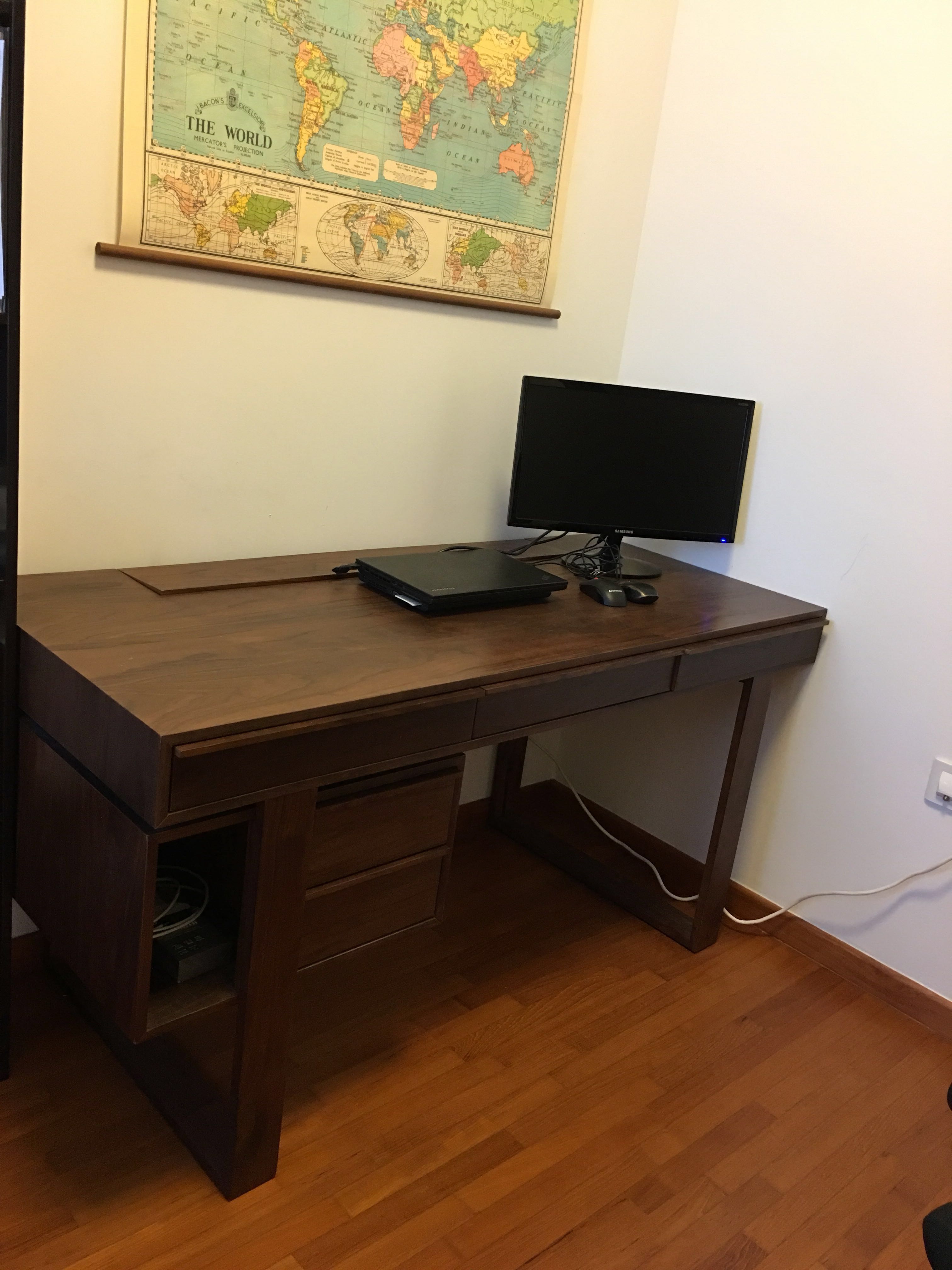 Commune Computer Writing Desk Furniture Tables Chairs On Carousell