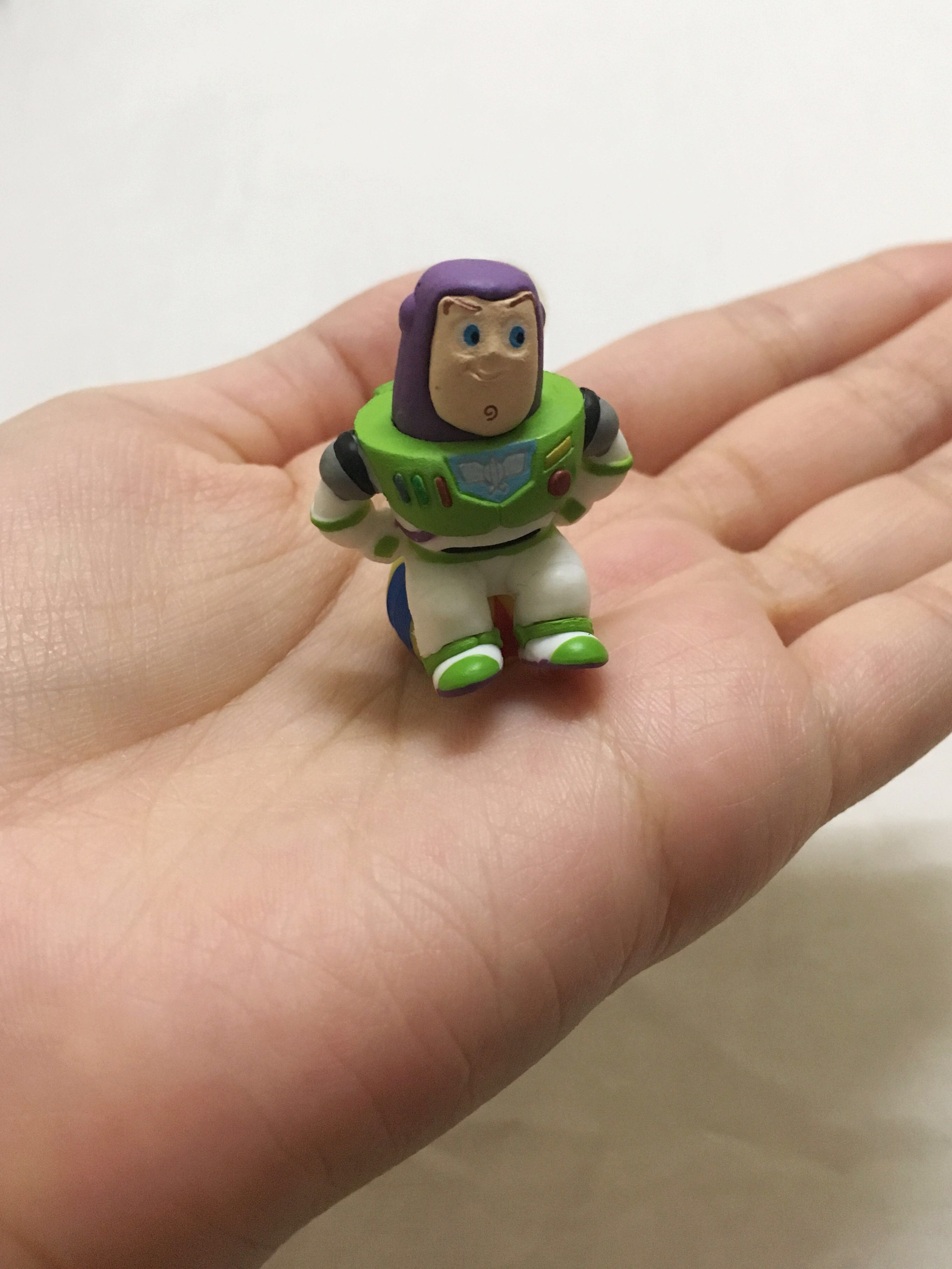 DISNEY TOY STORY MINIATURE BUZZ LIGHTYEAR FIGURINE, Hobbies & Toys