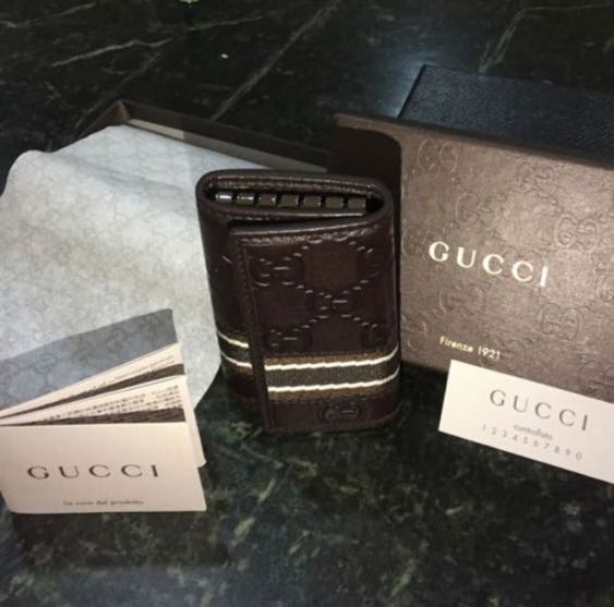 Gucci Key Pouch, Men's Fashion, Bags, Belt bags, Clutches and Pouches