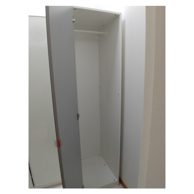 Ikea Pax Wardrobe With Mirror Door Furniture Shelves Drawers