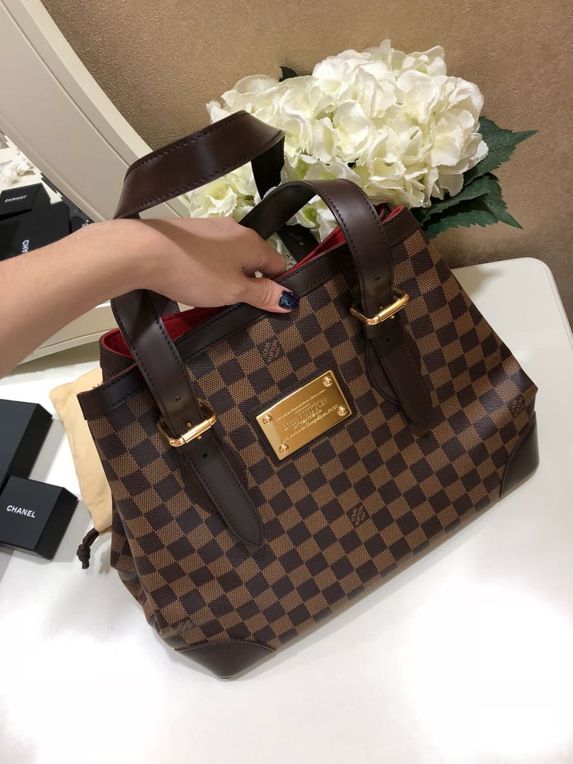 Pre-Owned Louis Vuitton Damier Ebene Hampstead MM – Bremer Jewelry