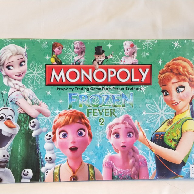 Monopoly Frozen Fever 2 edition, Hobbies & Toys, Toys & Games on Carousell