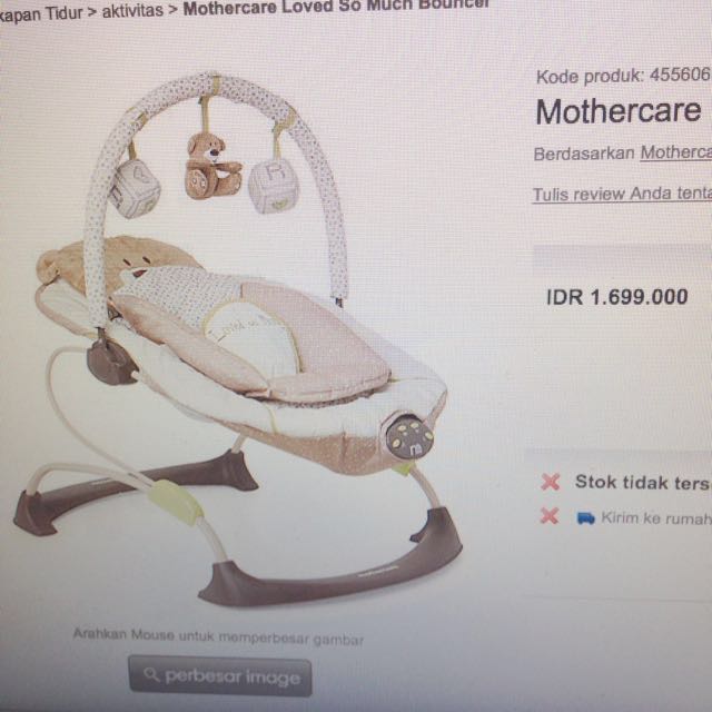 Mothercare Loved So Much Bouncer Bayi Anak di Carousell