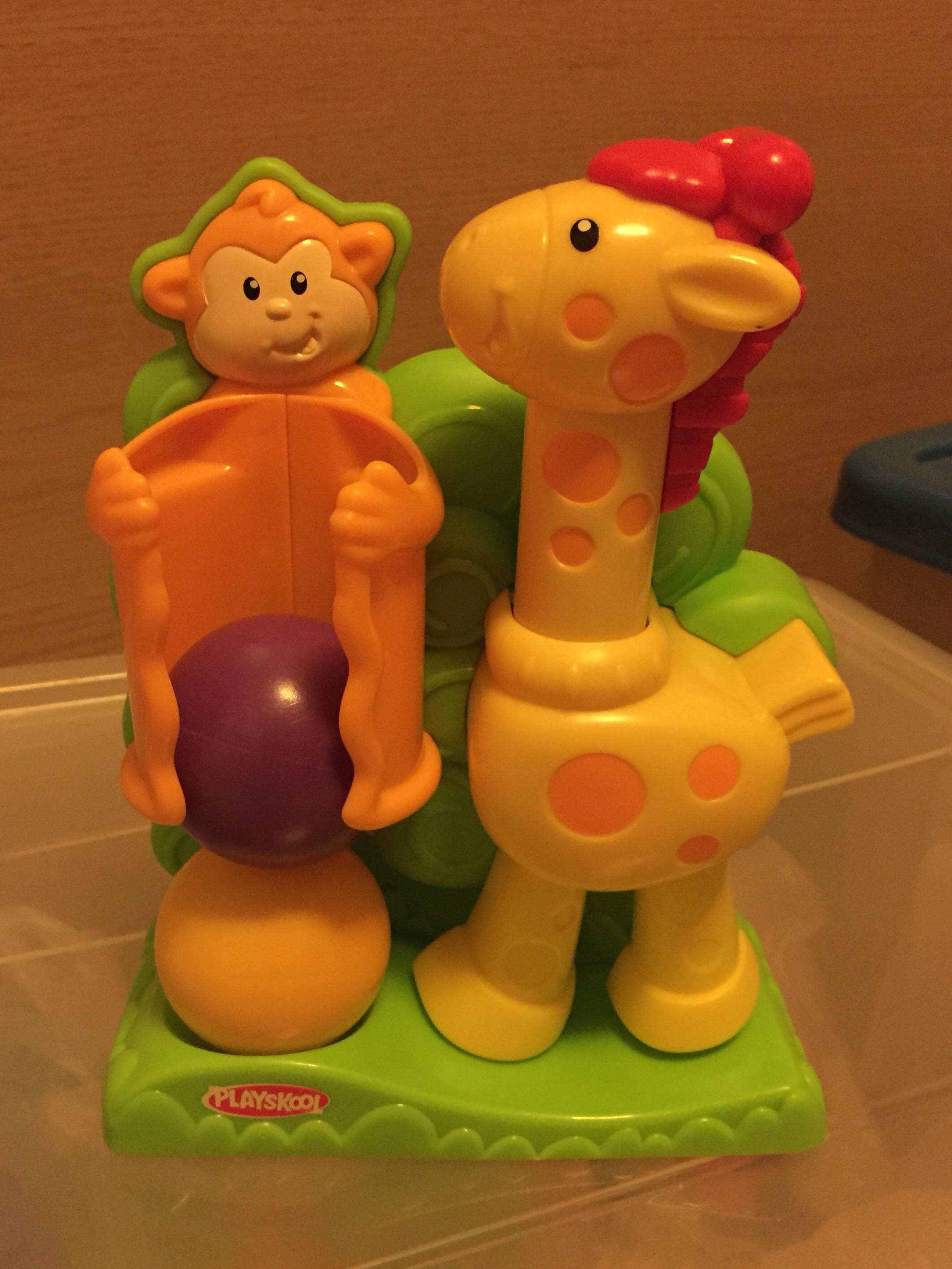 Playskool Giraffe Ball Popper Kicker Toy Hobbies Toys Toys